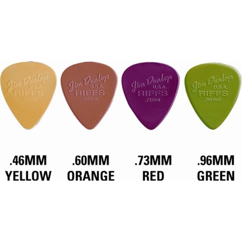 Dunlop 4350 Riff Picks 4 Gross