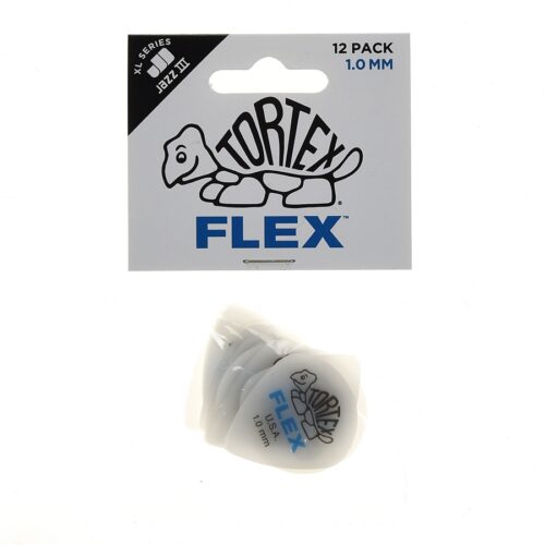 Dunlop 466P100 Tortex Flex Jazz III XL 1.0 mm Player's Pack/12