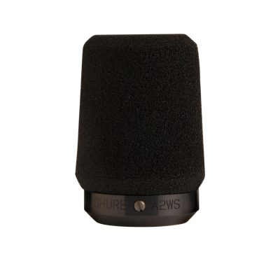 Shure A2WS-BLK Antivento nero SM27 e serie 545