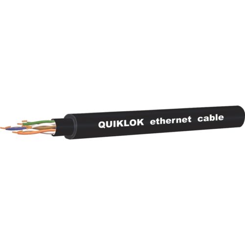 Quik Lok ETH/1004 BK CAVO ETHERNET Cat5e in Bobina