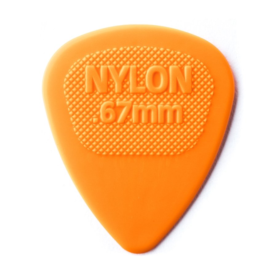 Dunlop 443R.67 Nylon Midi Orange .67mm