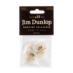 Dunlop 483P#04 White Perloid - Thin