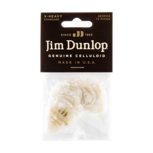 Dunlop 483P#04 White Perloid - Extra Heavy