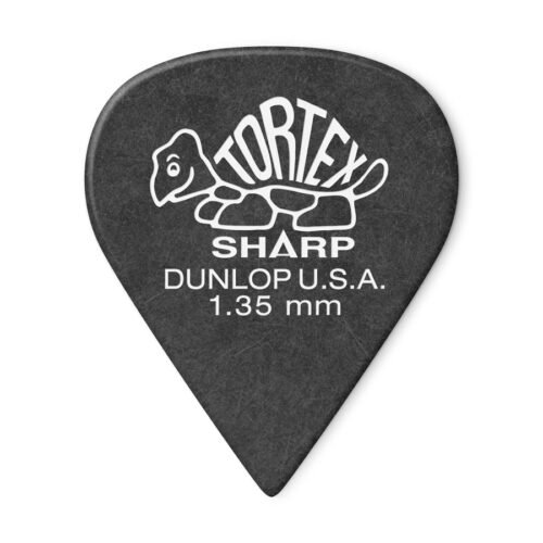 Dunlop 412R1.35 Tortex Sharp Black