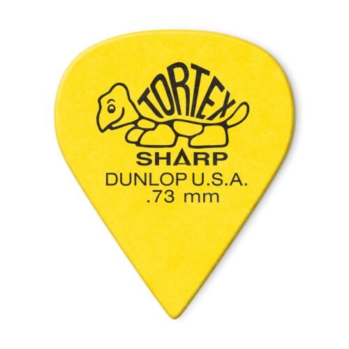 Dunlop 412P Tortex Sharp Yellow .73