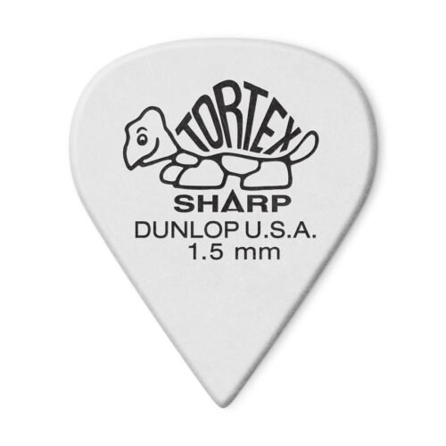 Dunlop 412P1.5 Tortex Sharp White