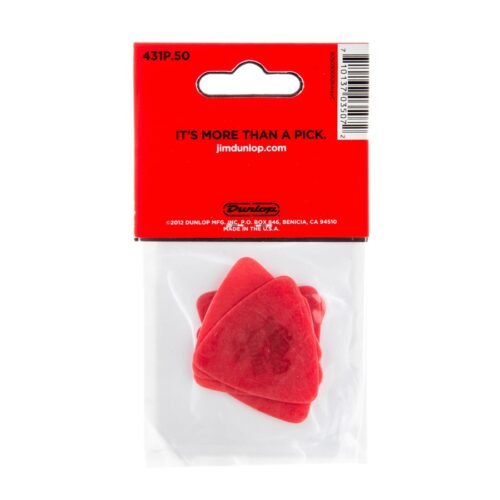 Dunlop 431P Tortex Triangle Red .50