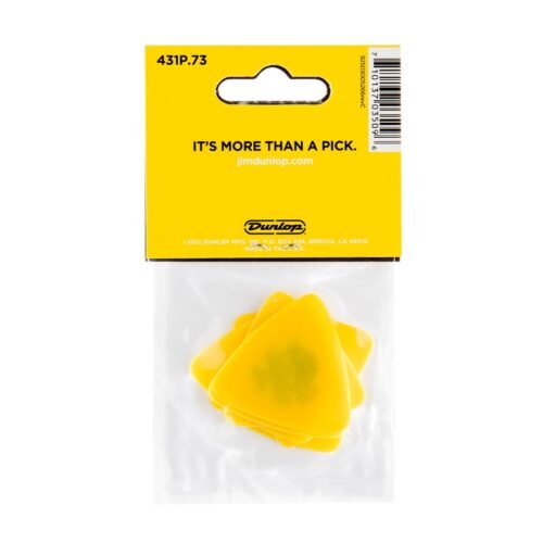 Dunlop 431P Tortex Triangle Yellow .73