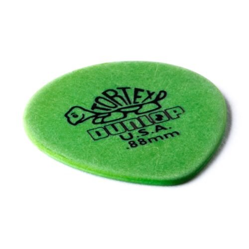 Dunlop 413R Tortex Tear Drop Green .88