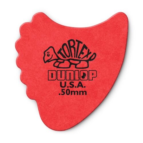 Dunlop 414R Tortex Fin Red .50