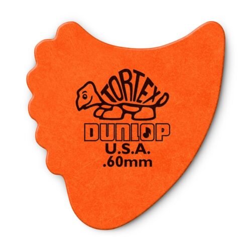 Dunlop 414R Tortex Fin Orange .60