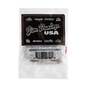 Dunlop 483R#06 Confetti Classic - Thin