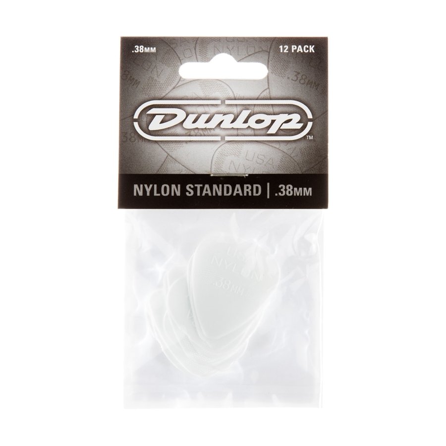 Dunlop 44P.38 Nylon Standard White .38mm