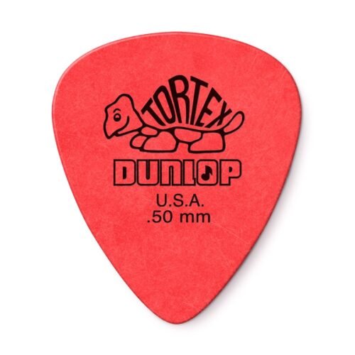 Dunlop 418P Tortex Standard Red .50