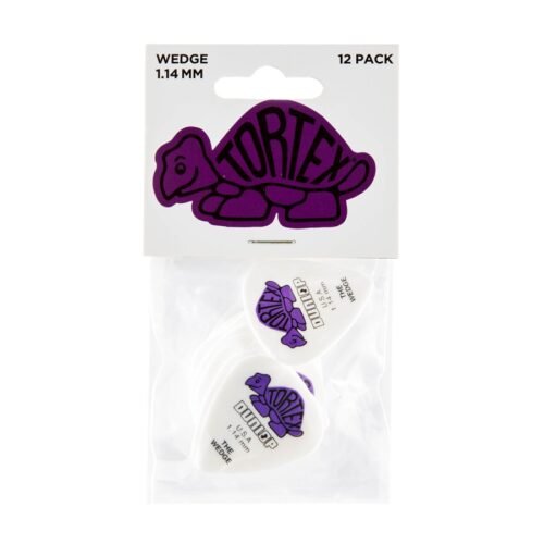 Dunlop 424P Tortex Wedge Purple 1.14