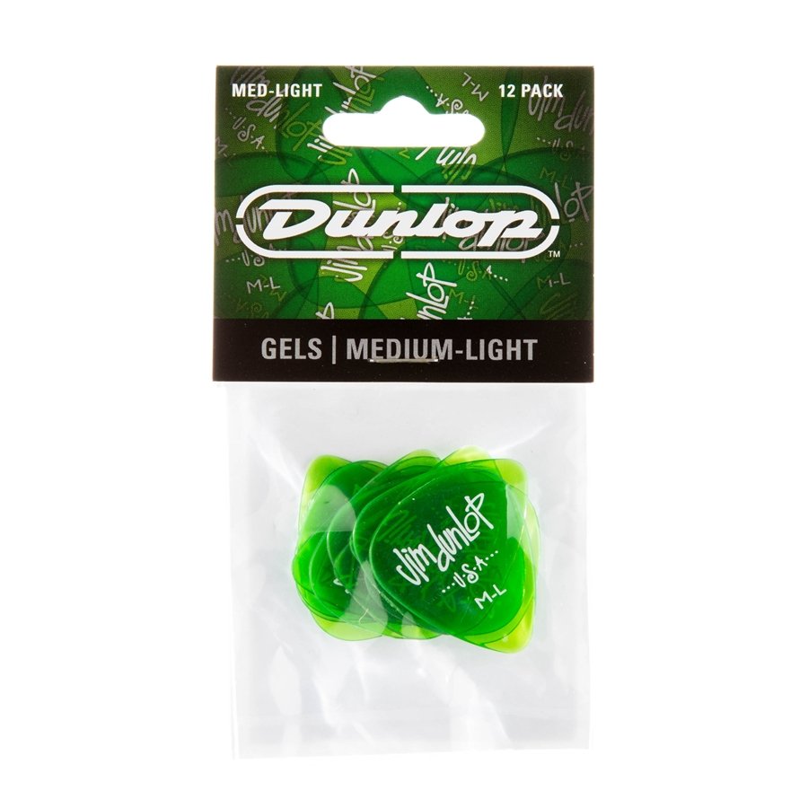 Dunlop 486PML Gels Green Medium Light