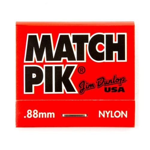 Dunlop 448R.88 Match Piks Nylon Dark Gray .88mm