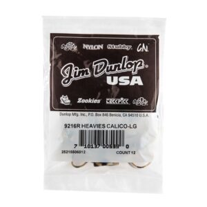 Dunlop 9216R CALICO LARGE - BAG 12 PLETTRI