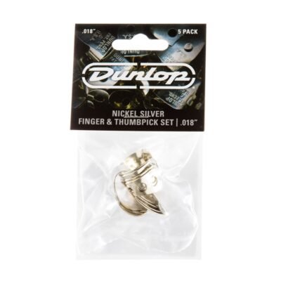 Dunlop 33P N/S 4FINGER & 1THUMB .018 - PLAYER'S PACK 5 PLETTRI