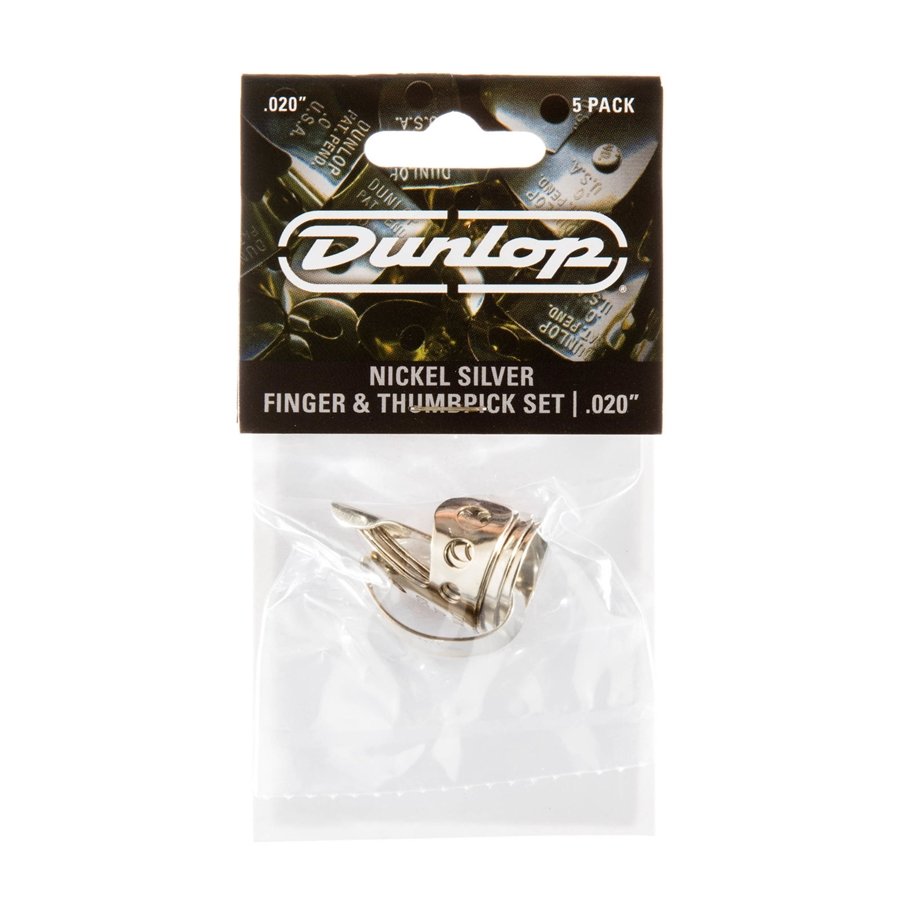 Dunlop 33P N/S 4FINGER & 1THUMB .020 - PLAYER'S PACK 5 PLETTRI