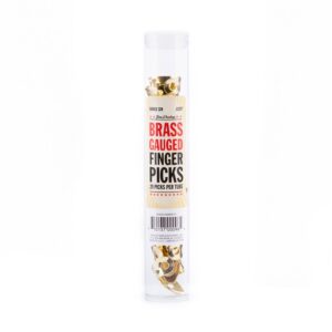 Dunlop 37R BRASS FINGER .0225 - TUBO 20 PLETTRI