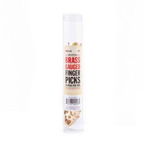 Dunlop 37R BRASS FINGER .025 - TUBO 20 PLETTRI