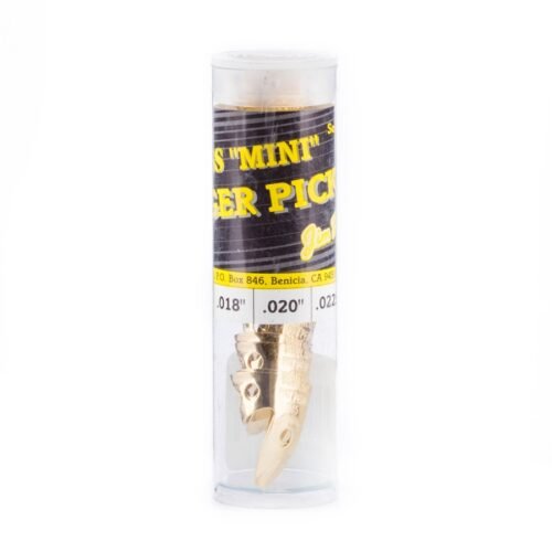 Dunlop 371R BRASS MINI FINGER .015 - TUBO 20 PLETTRI