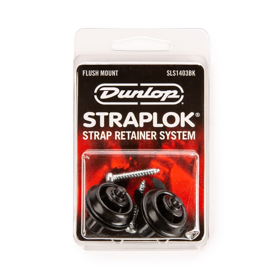 Dunlop SLS1403BK Straplok Flush Mount Strap Retainer System