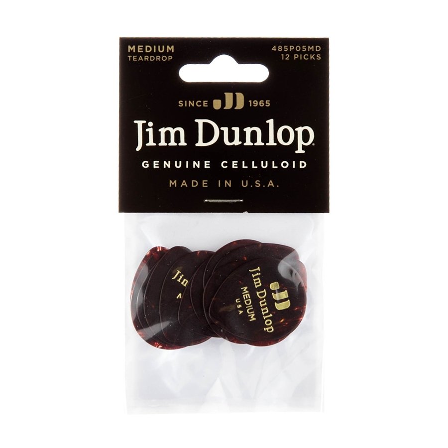 Dunlop 485P-05MD Celluloid Teardrop