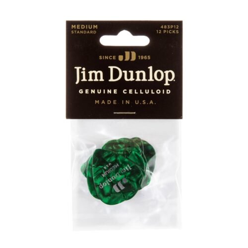 Dunlop 483P#12 Green Pearloid - Medium