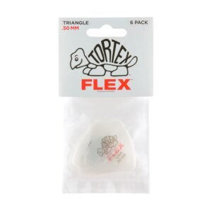 Dunlop 456P.50 Tortex Flex Triangle .50 mm Pack/6