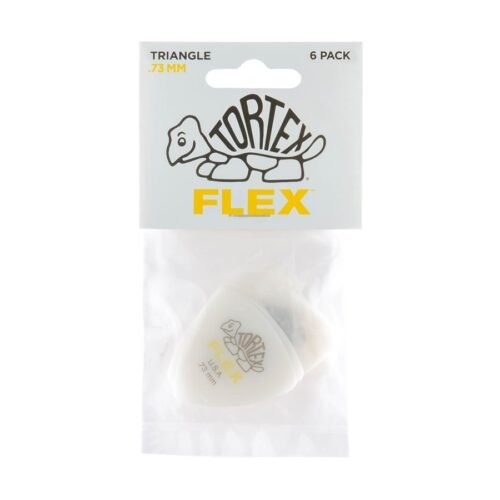 Dunlop 456P.73 Tortex Flex Triangle .73 mm Pack/6