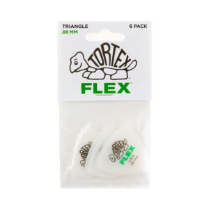 Dunlop 456P.88 Tortex Flex Triangle .88 mm Pack/6
