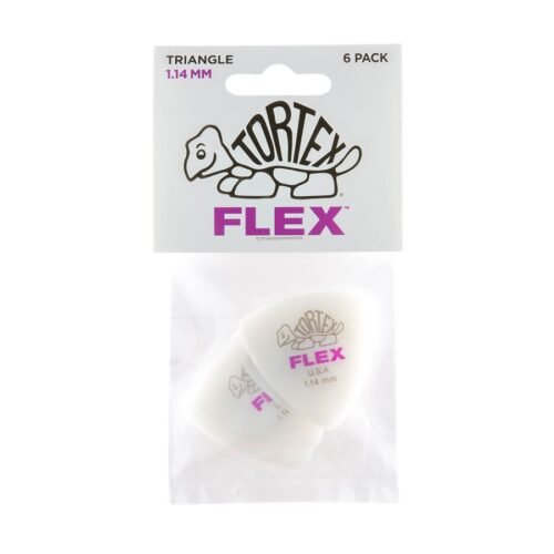 Dunlop 456P1.14 Tortex Flex Triangle 1.14 mm Pack/6