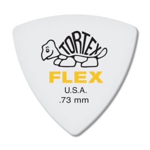Dunlop 456R.73 Tortex Flex Triangle .73 mm Bag/72