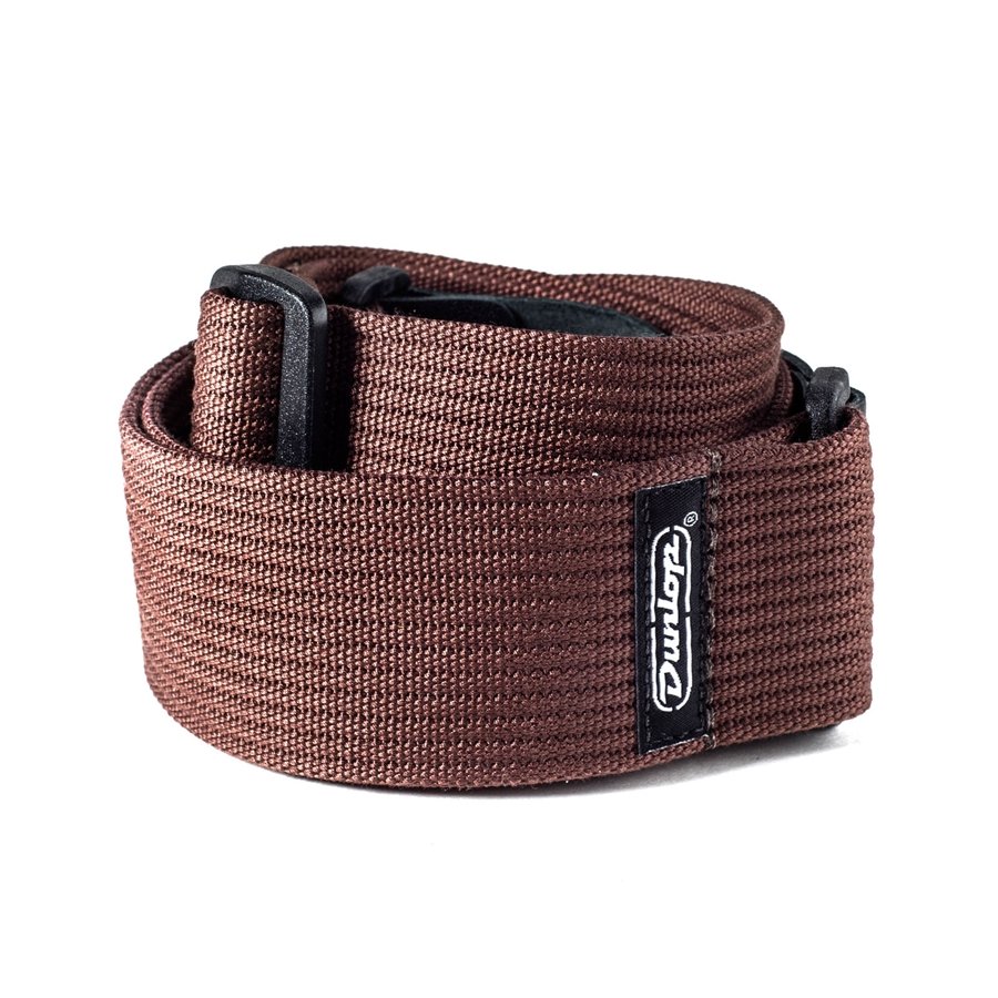 Dunlop D27-01BR STRAP RIBBED COTTON CHOCOLATE