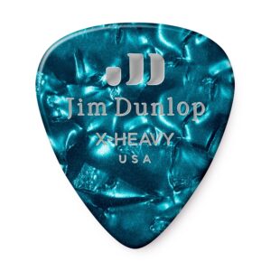 Dunlop 483R#11 Turquoise Perloid - X Heavy
