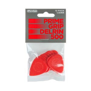 Dunlop 450P114 Prime Grip Delrin 500 1.14 mm Player's Pack/12