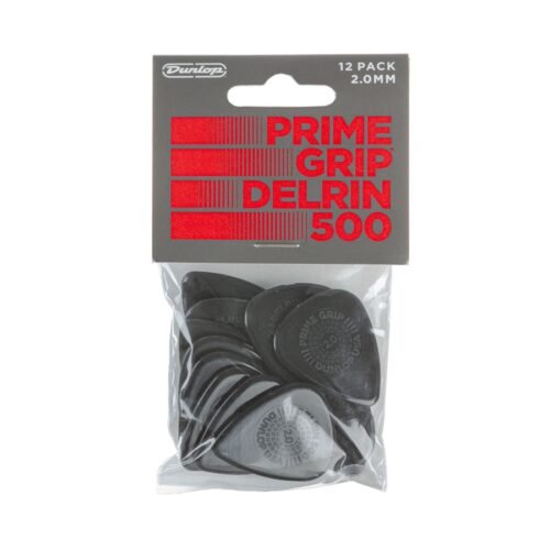 Dunlop 450P200 Prime Grip Delrin 500 2.0 mm Player's Pack/12