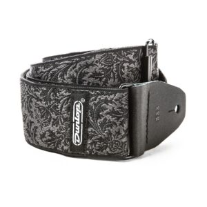 Dunlop D6714 Tracolla Jacquard Black Thistle