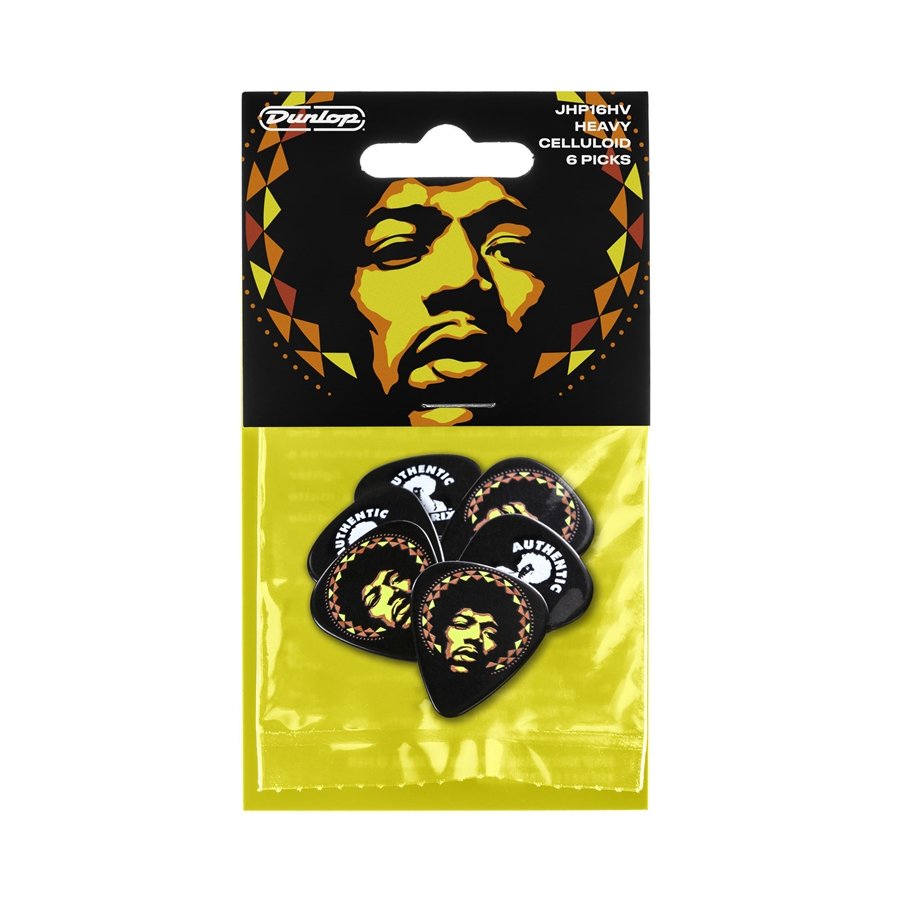 Dunlop JHP16HV Jimi Hendrix '69 Psych Series Aura Mandala Player's Pack/6