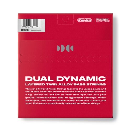 Dunlop DBHYN45105 Dual Dynamic Hybrid Nickel Set/4