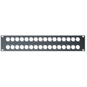 Quik Lok RS/295 Pannello rack 19" preforato da 2 unità
