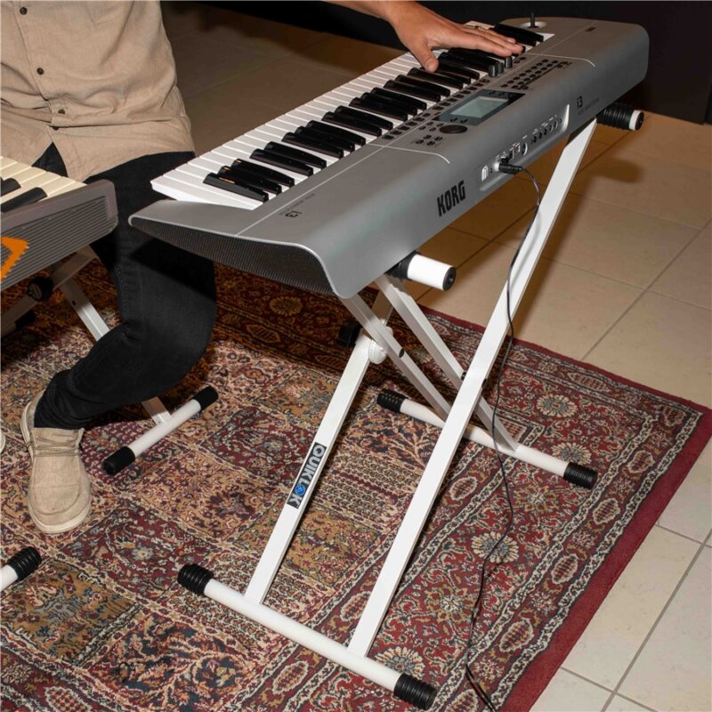 Quik Lok T20-WH-BB Supporto Tastiera a "X" Bianco