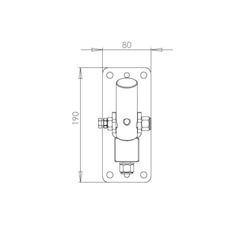 Quik Lok QL/95 Coppia di supporti a muro per casse