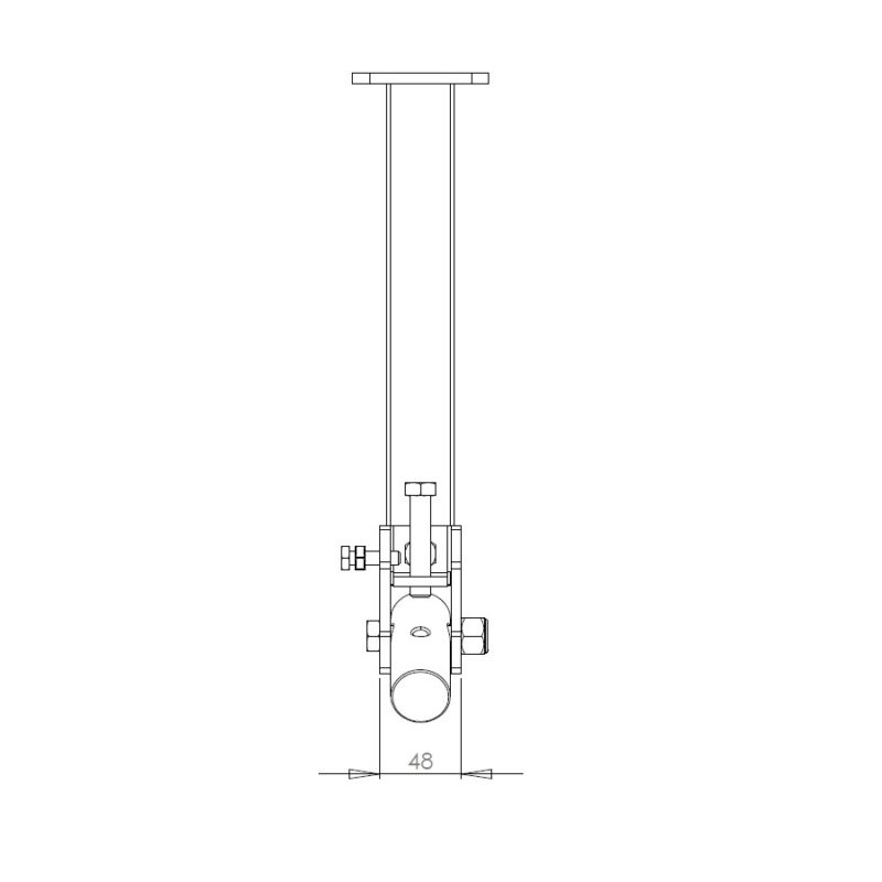 Quik Lok QL/95 Coppia di supporti a muro per casse