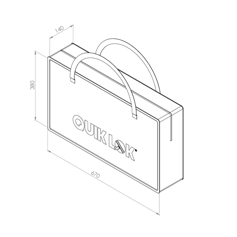 Quik Lok CB/330-1 Borsa Leggio