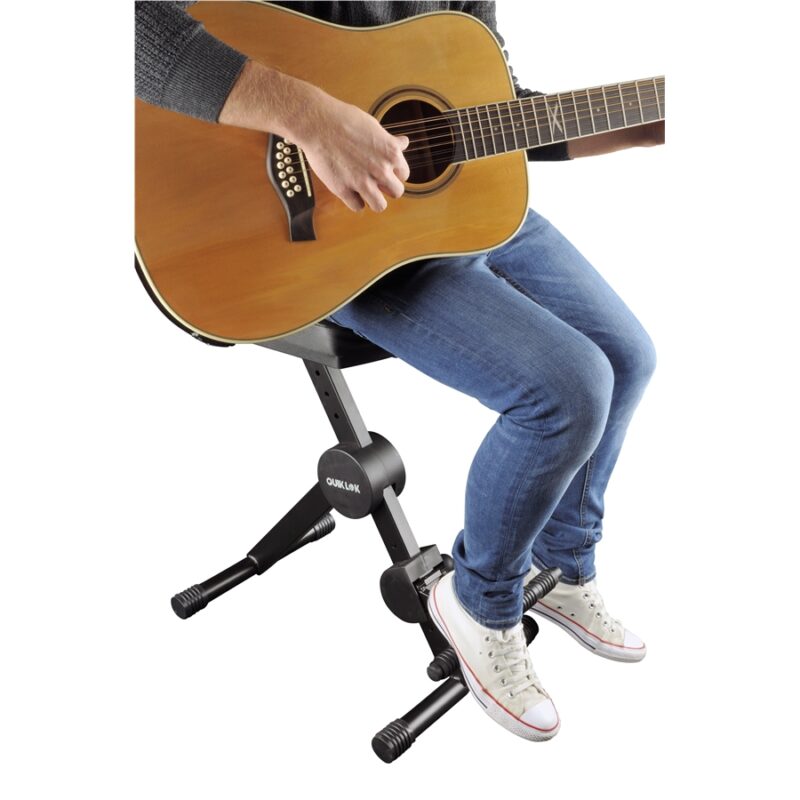 Quik Lok DX/749 Sgabello con Schienale e Poggiapiedi