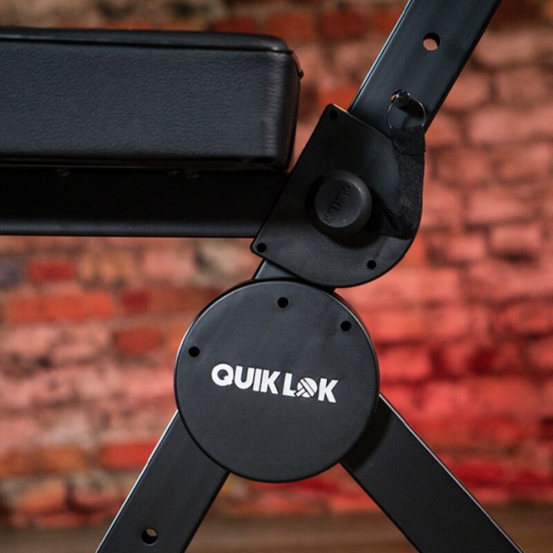 Quik Lok DX/749 Sgabello con Schienale e Poggiapiedi