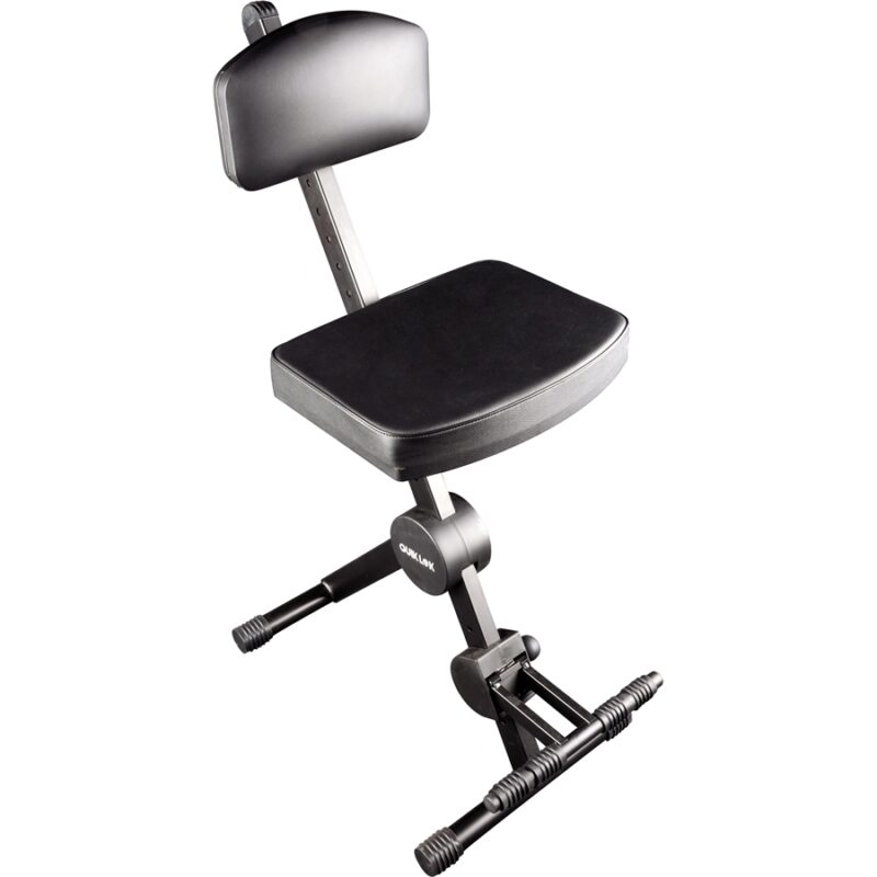 Quik Lok DX/749 Sgabello con Schienale e Poggiapiedi